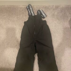 Kids Black Snow Pants 3T